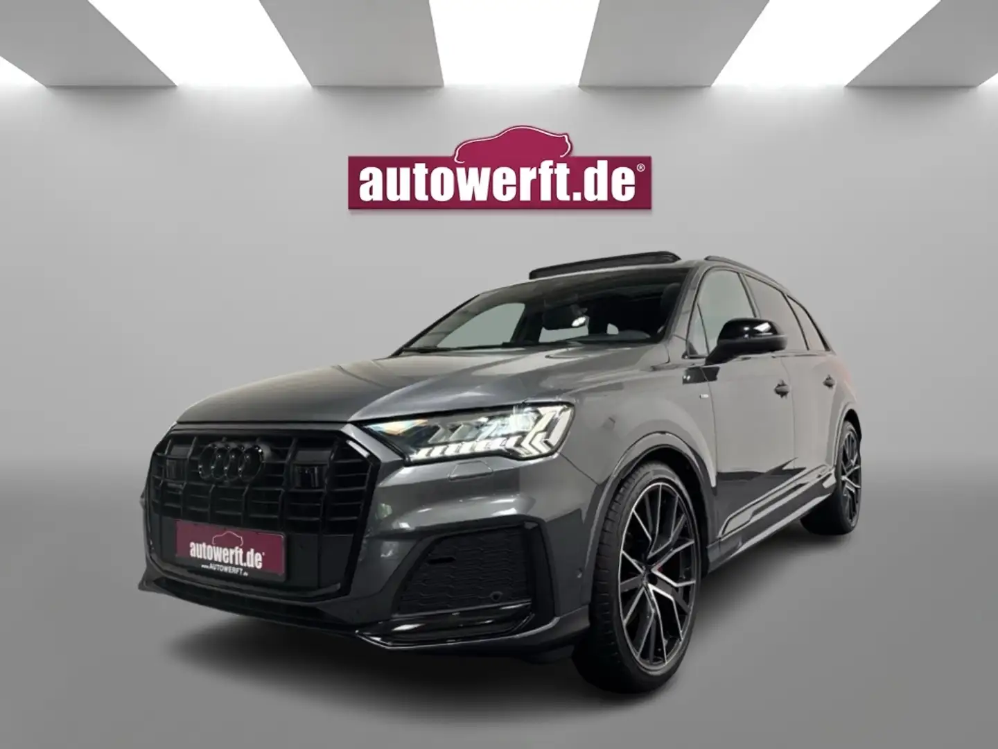 Audi Q7 3.0TDI 50 QU COMP PLUS 7SITZER BLACK PANO AHK HUD Grau - 1