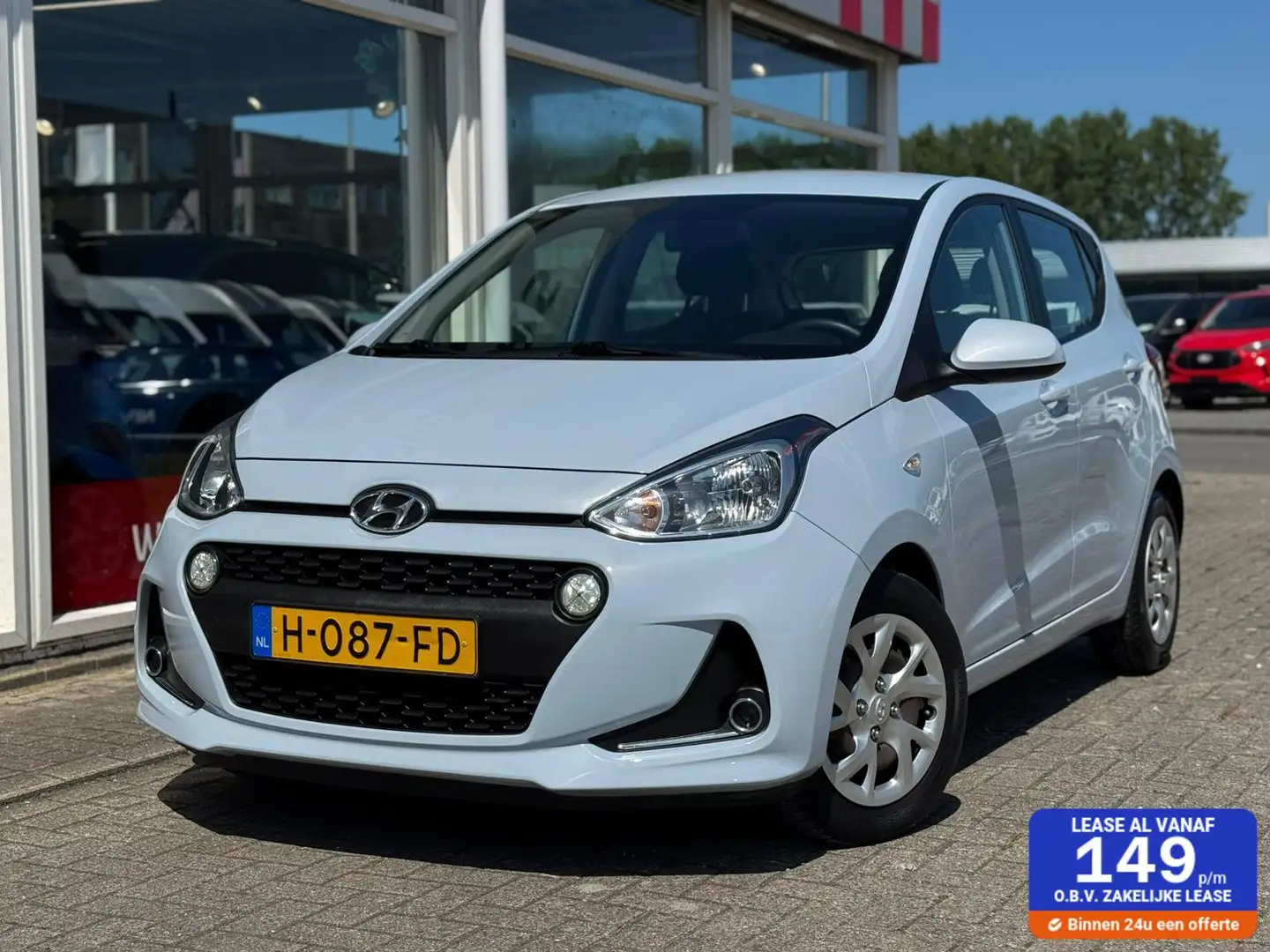 Hyundai i10 1.0i Comfort 1e EIG, 43 dkm Cruise, airco. Bleu - 1