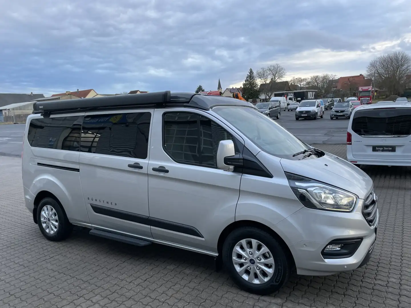 Ford Transit Transit Custom 2.0 EB 340 L2 BÜRSTNER AHZV+NAVI+ Silber - 2