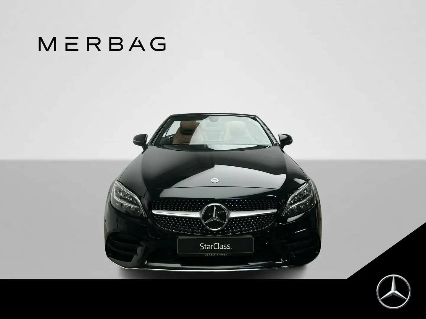 Mercedes-Benz C 180 C 180 Cab AMG-Line LED+Totw+Airscarf+Kamera Navi Noir - 2