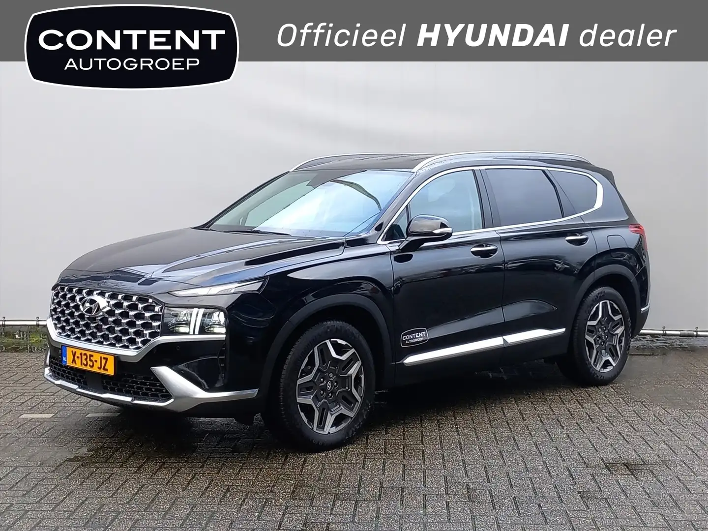 Hyundai SANTA FE 1.6 T-GDi HEV 230pk Aut. Premium Zwart - 1