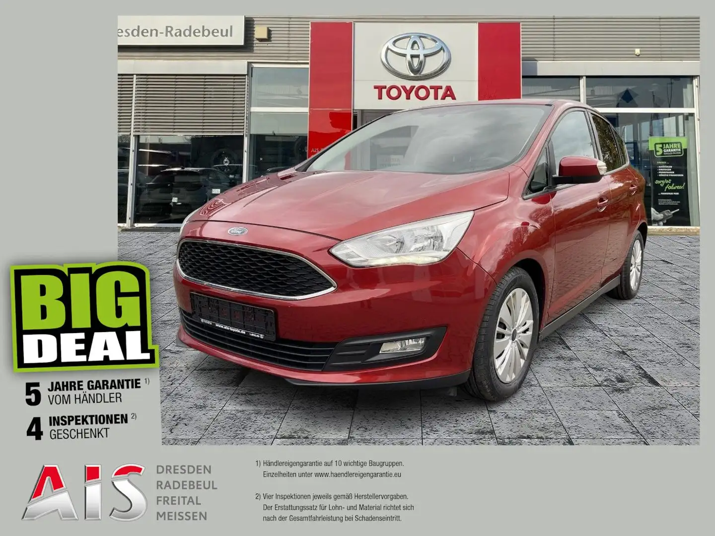 Ford C-Max 1.5 TDCi Trend Frontscheibenheiz*SHZ*Klima Rot - 1