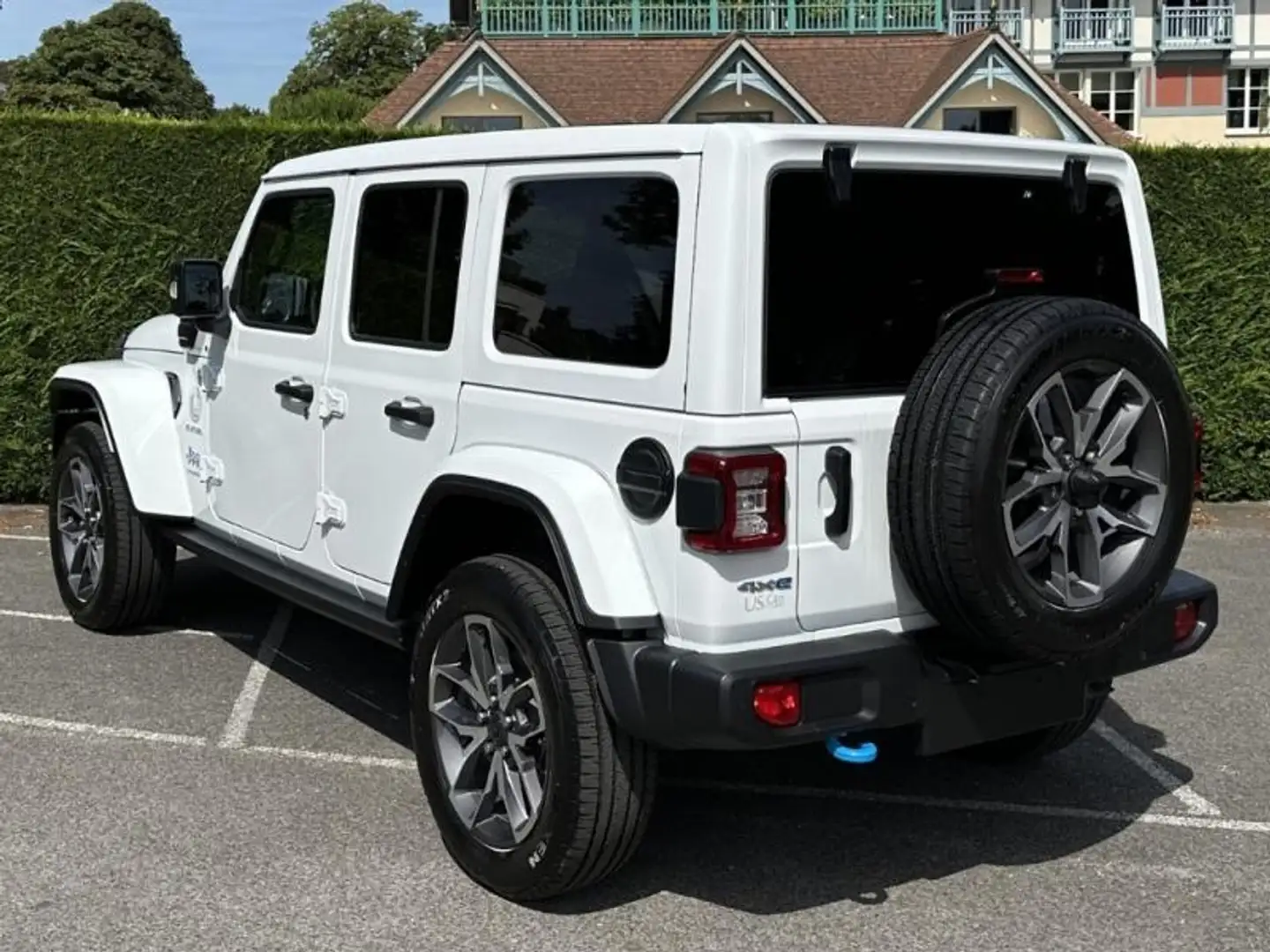 Jeep Wrangler 2.0 T 380ch 4xe Sahara Command Trac Blanc - 2