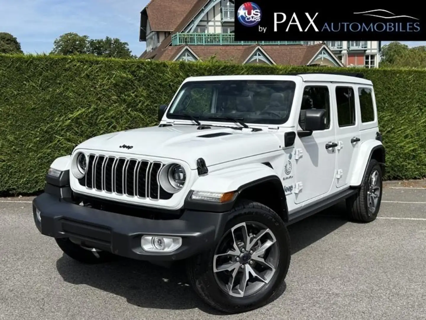 Jeep Wrangler 2.0 T 380ch 4xe Sahara Command Trac Blanc - 1