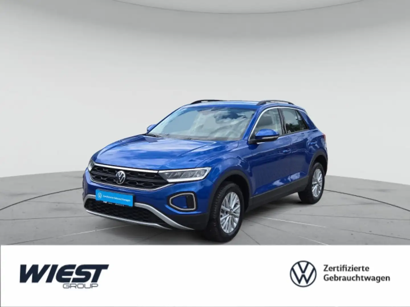 Volkswagen T-Roc Life 1.0 l TSI, 5.J.Gar/KAM/LED/PARK ASSIS Albastru - 1