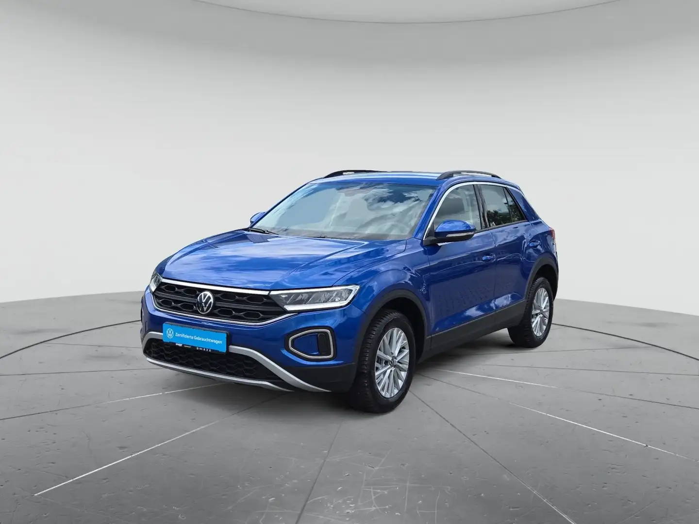 Volkswagen T-Roc Life 1.0 l TSI, 5.J.Gar/KAM/LED/PARK ASSIS Albastru - 2