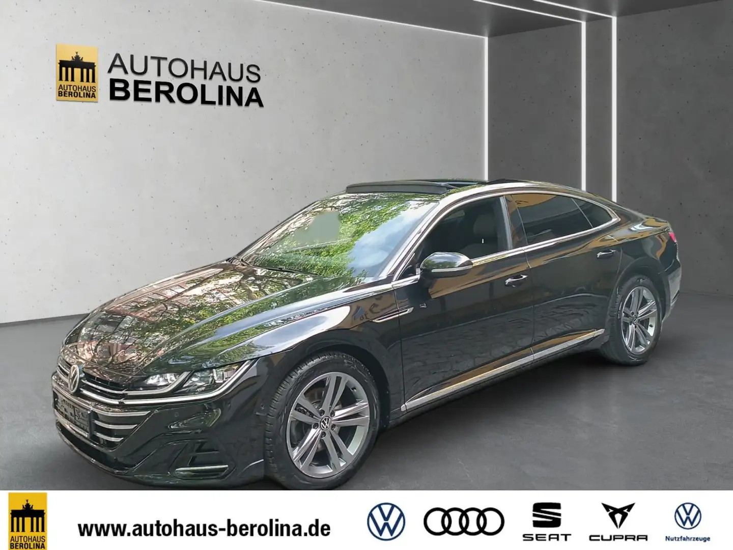 Volkswagen Arteon 2.0 TDI R-Line DSG *PANO*IQ.LIGHT*R-CAM* Schwarz - 2