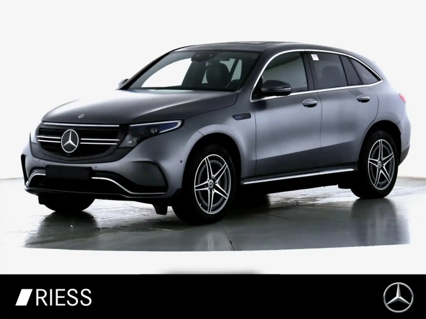 Mercedes-Benz EQC 400 4M AMG Sport Distr Schiebe HUD Keyle 360 Grau - 1