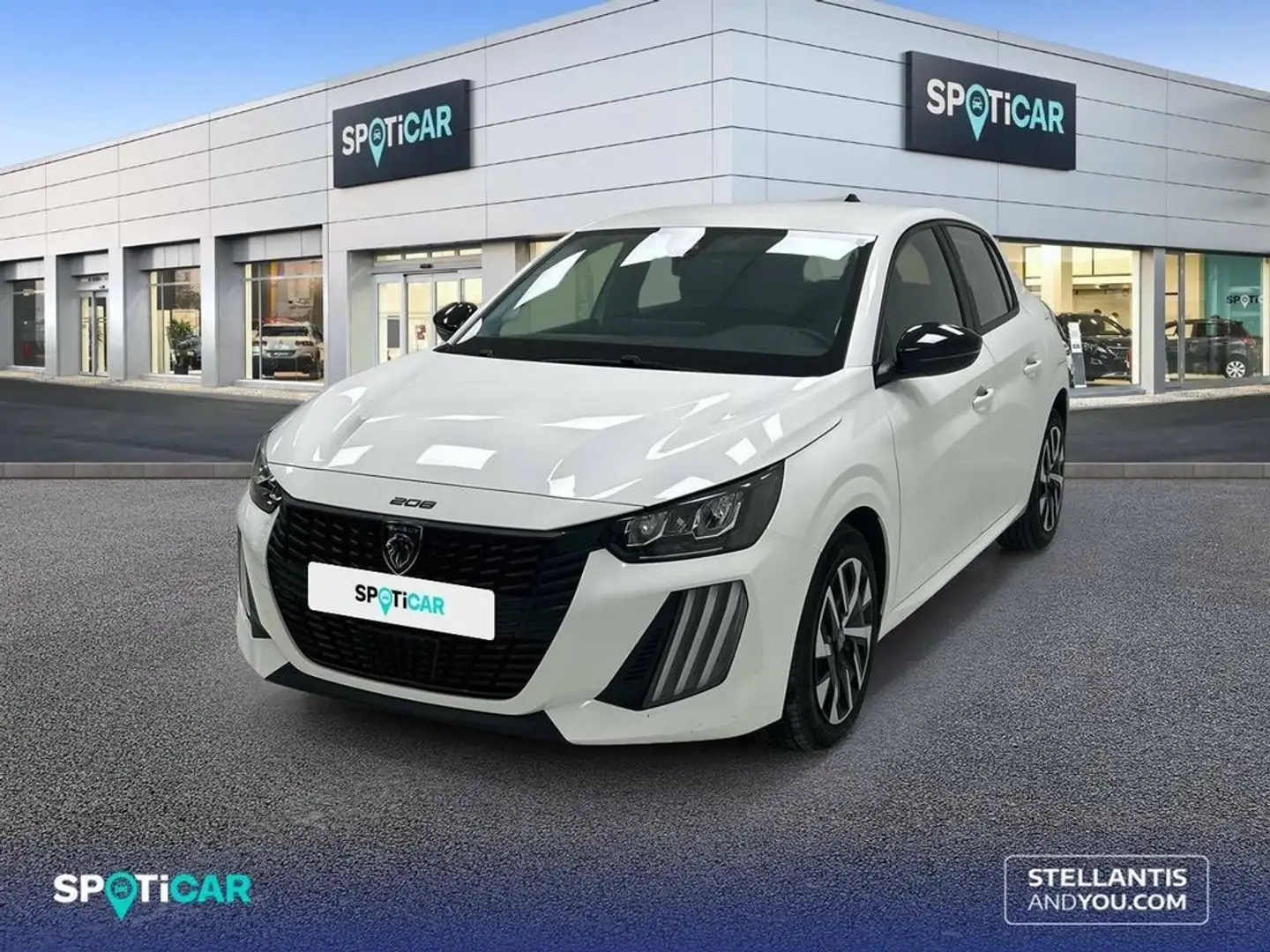 Peugeot 208 Puretech 100 Active Blanco - 1