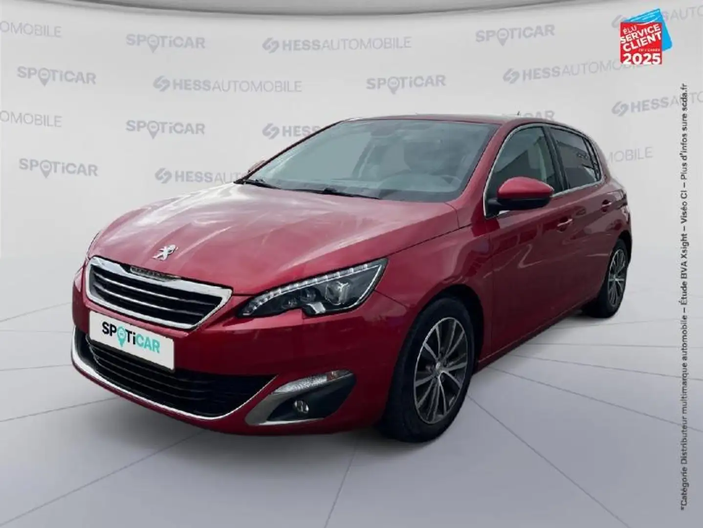 Peugeot 308 1.2 PureTech 110ch S/S Allure Basse Consommation GPS Rouge - 1
