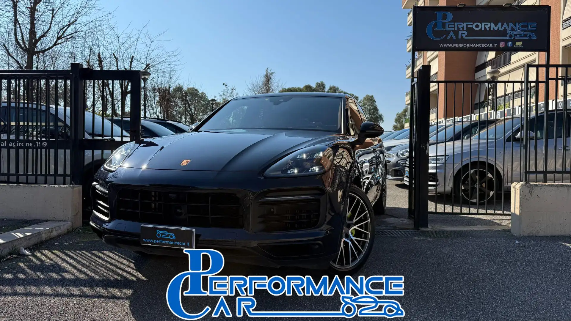 Porsche Cayenne 3.0 V6 E-HYBRID 340CV *ITALIANA*PRONTA CONSEGNA* Синій - 1