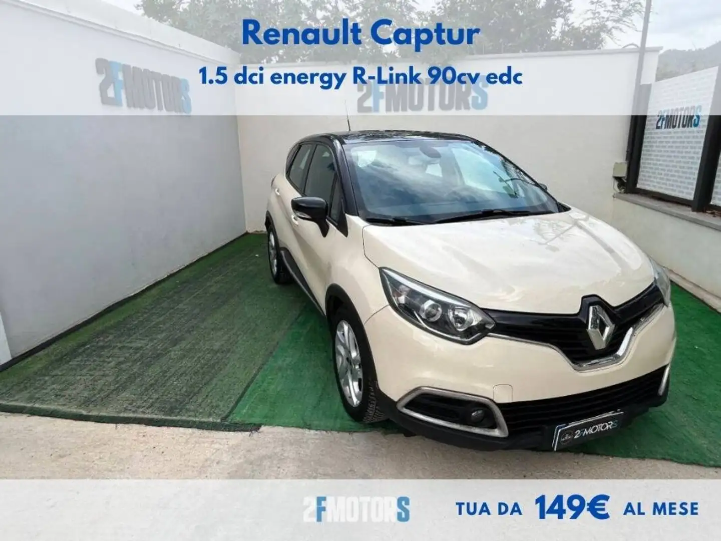 Renault Captur 1.5 dci energy R-Link 90cv edc Beige - 1