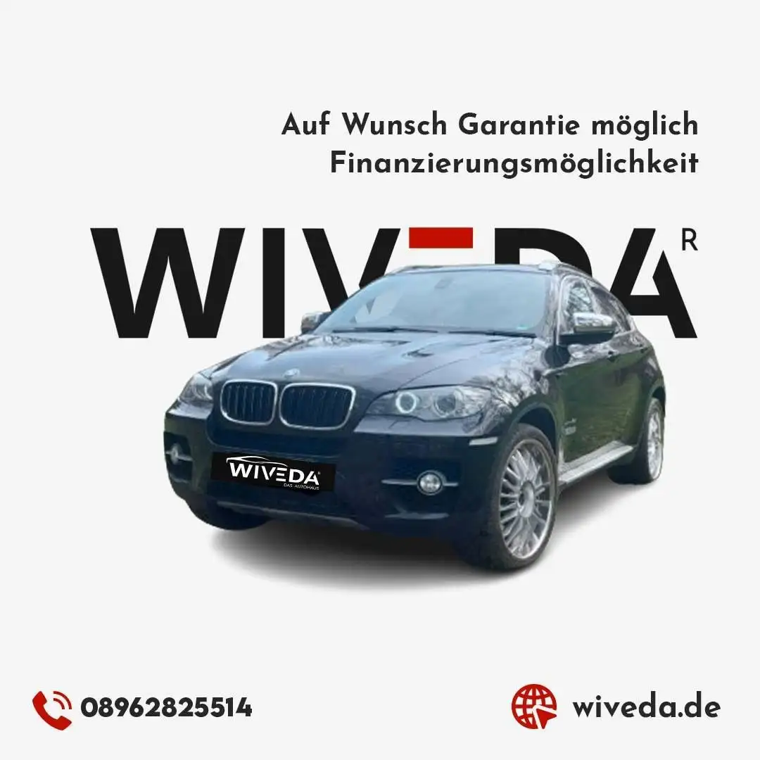 BMW X6 xDrive50i EL.GSD~NAVI~LEDER~TV~TEMPOMAT Schwarz - 1