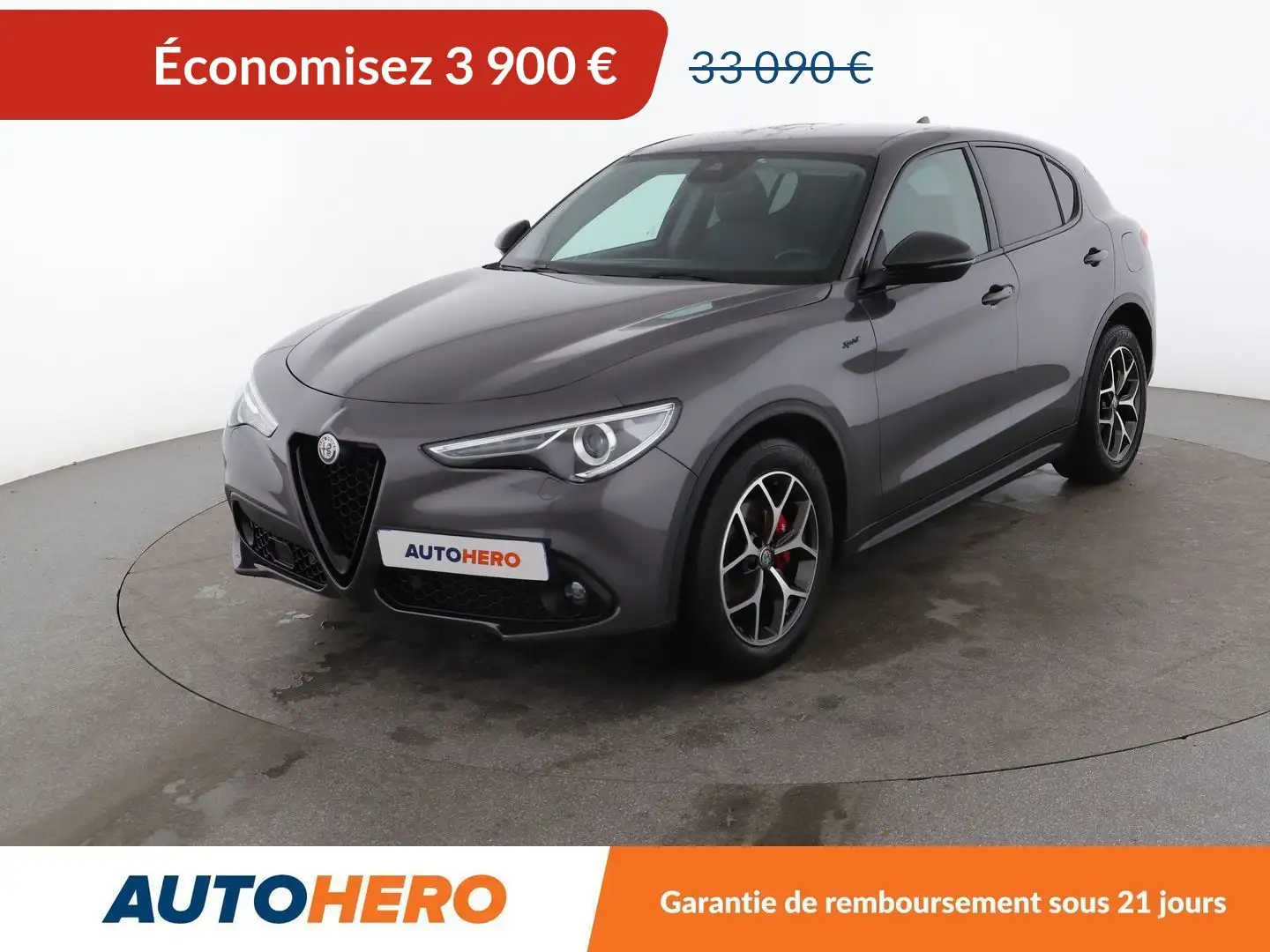 Alfa Romeo Stelvio 2.2 Diesel Sprint AT8 Gris - 1