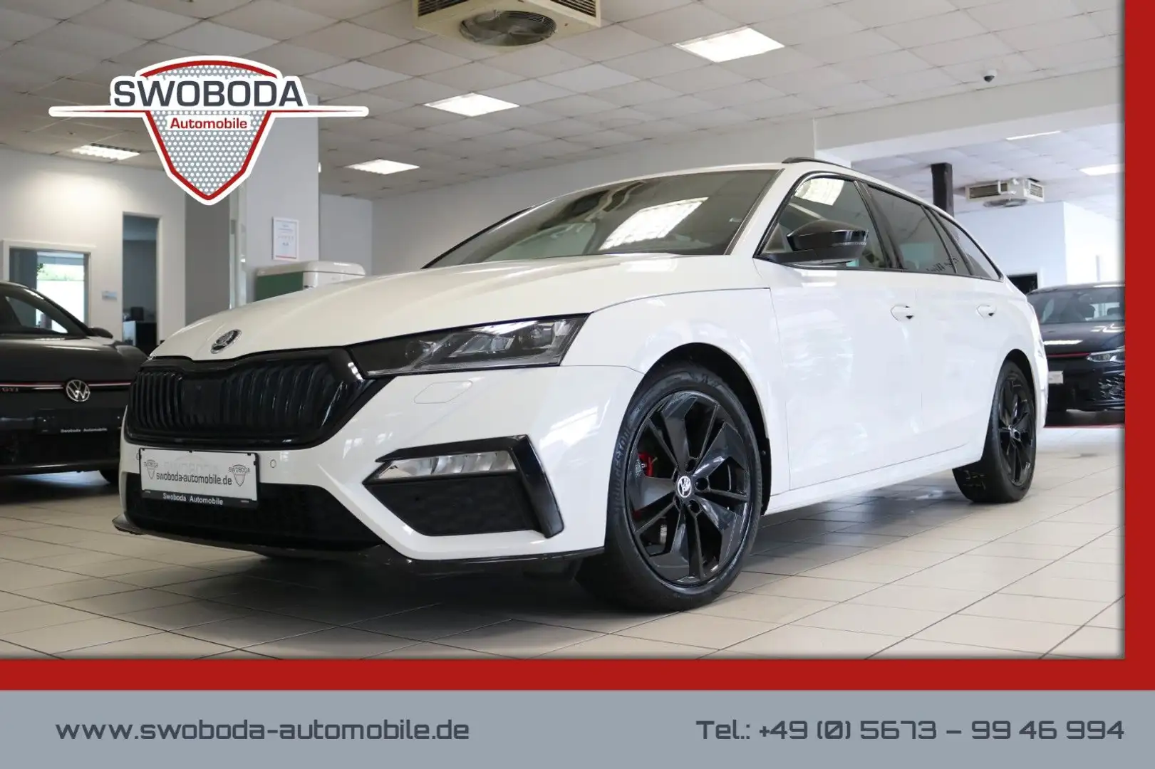 Skoda Octavia Combi RS Virtual Navi HUD ACC Canton DAB Weiß - 1