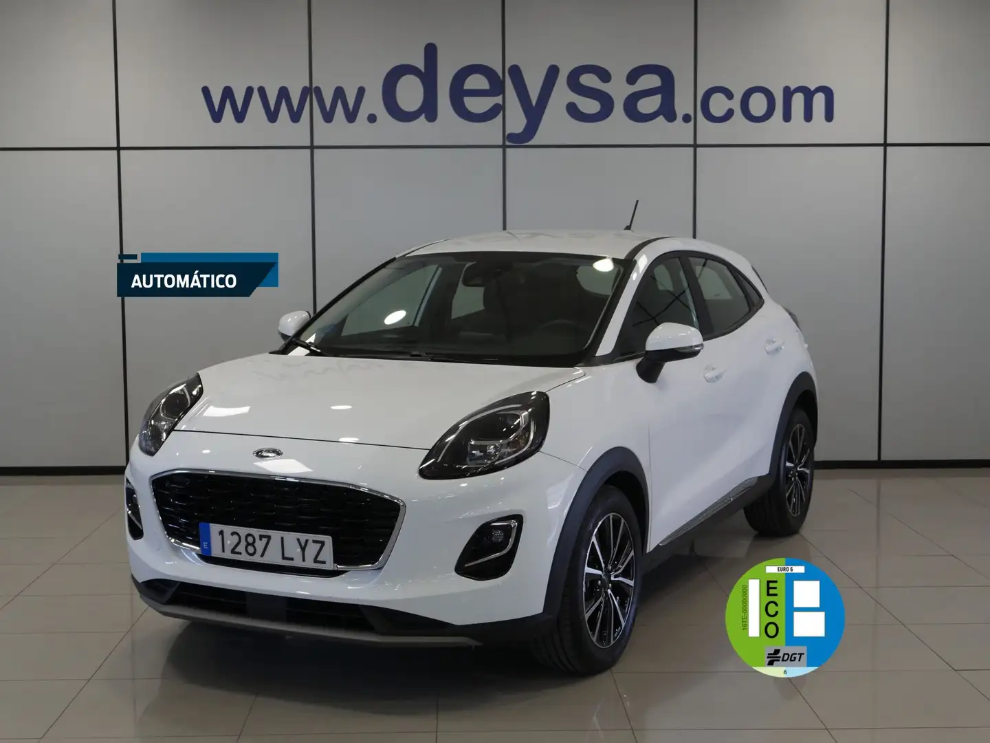 Ford Puma 1.0 EcoBoost MHEV Titanium Aut. 125 Blanco - 1