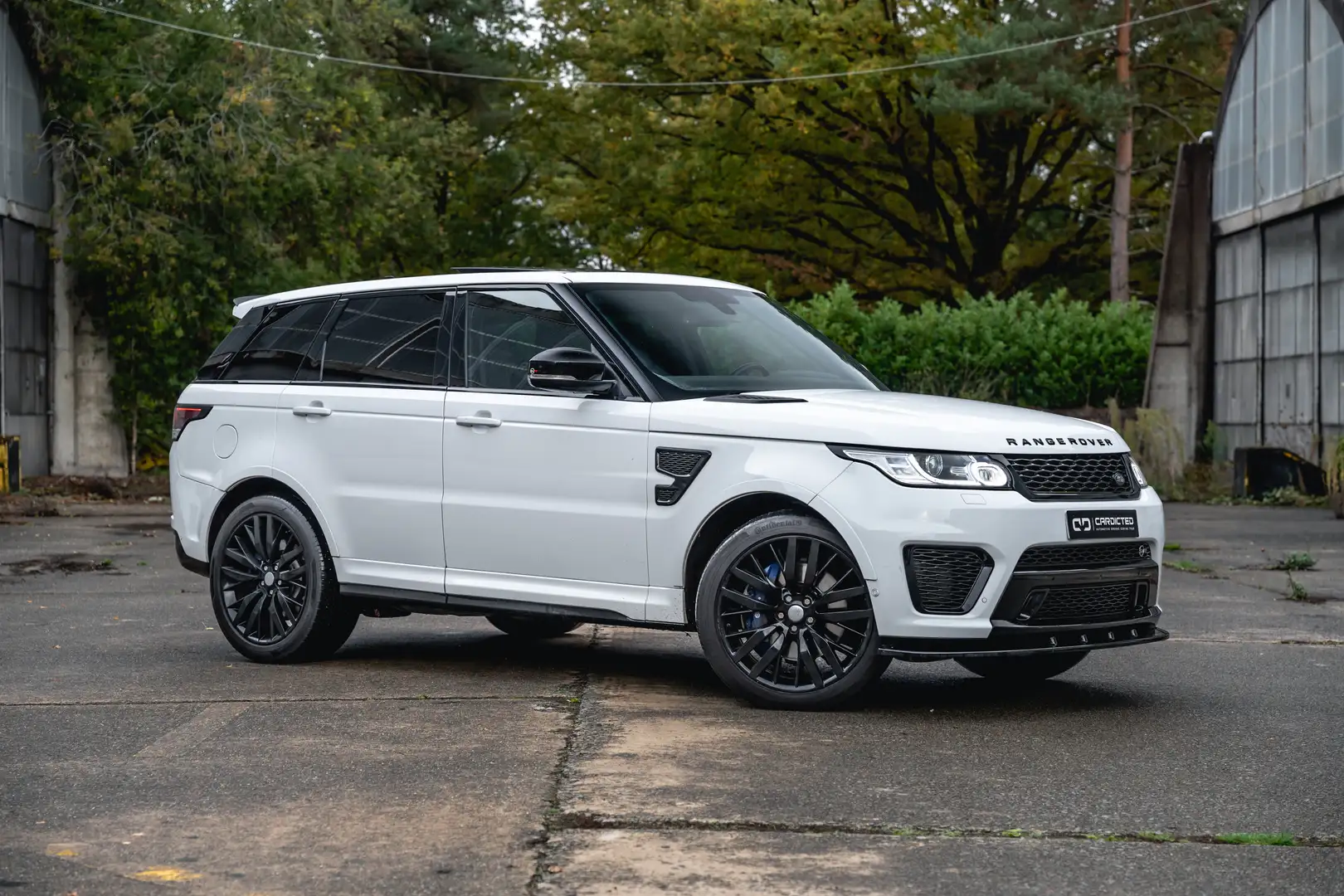 Land Rover Range Rover Sport SVR*LICHTE VRACHT*PANO*DAB*MERIDIAN*V8* Blanc - 1