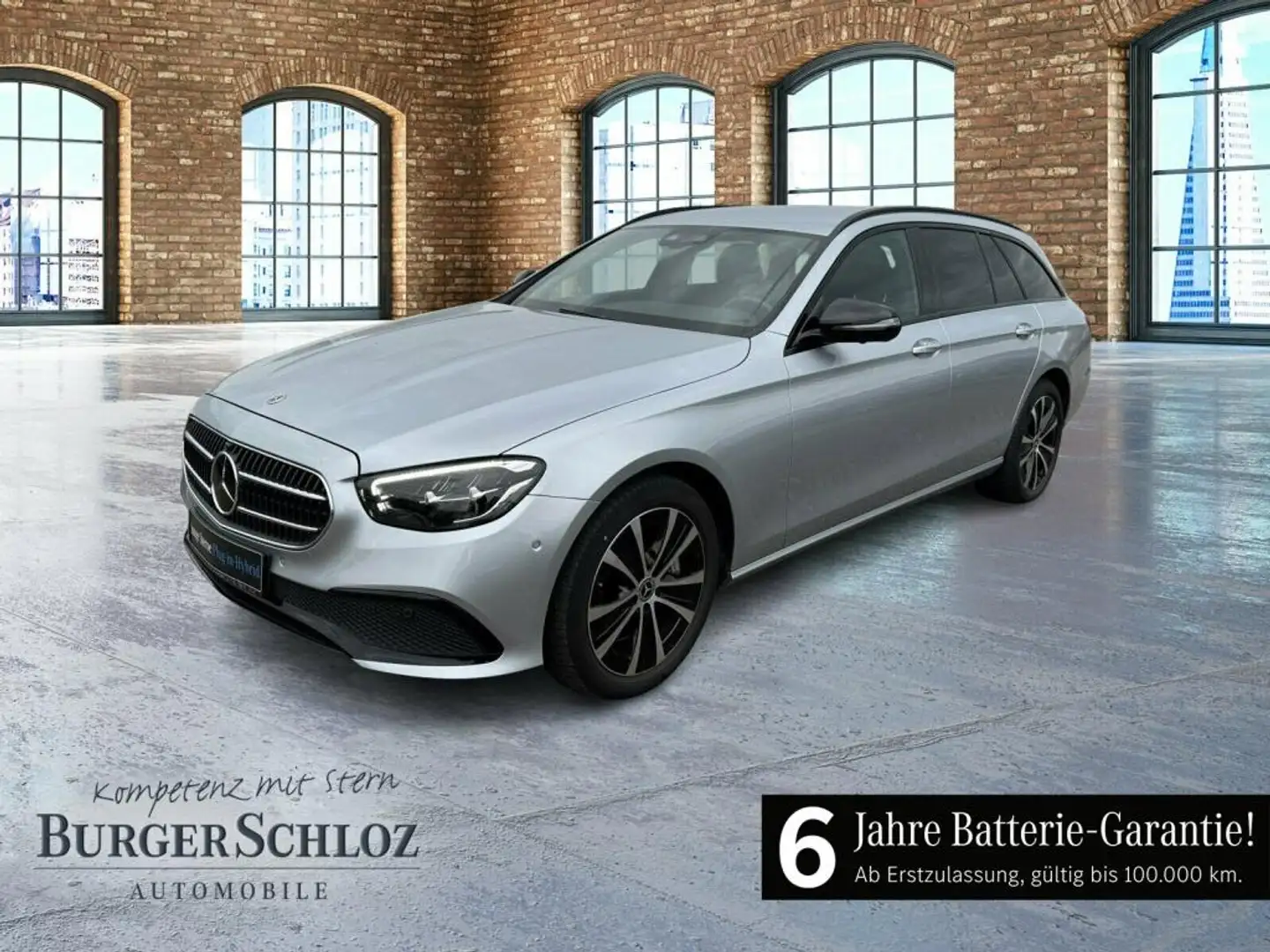 Mercedes-Benz E 300 de T-Modell Avantgarde 360 ACC AHK AUT LED Silber - 1