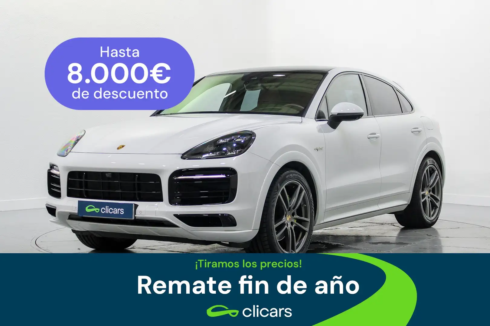 Porsche Cayenne E-Hybrid Coupé Aut. Blanc - 1