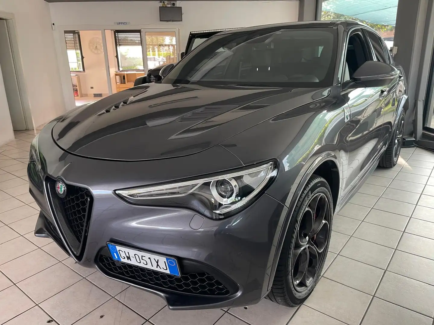 Alfa Romeo Stelvio Stelvio 2020 2.9 V6 Quadrifoglio Q4 510cv auto Grigio - 1