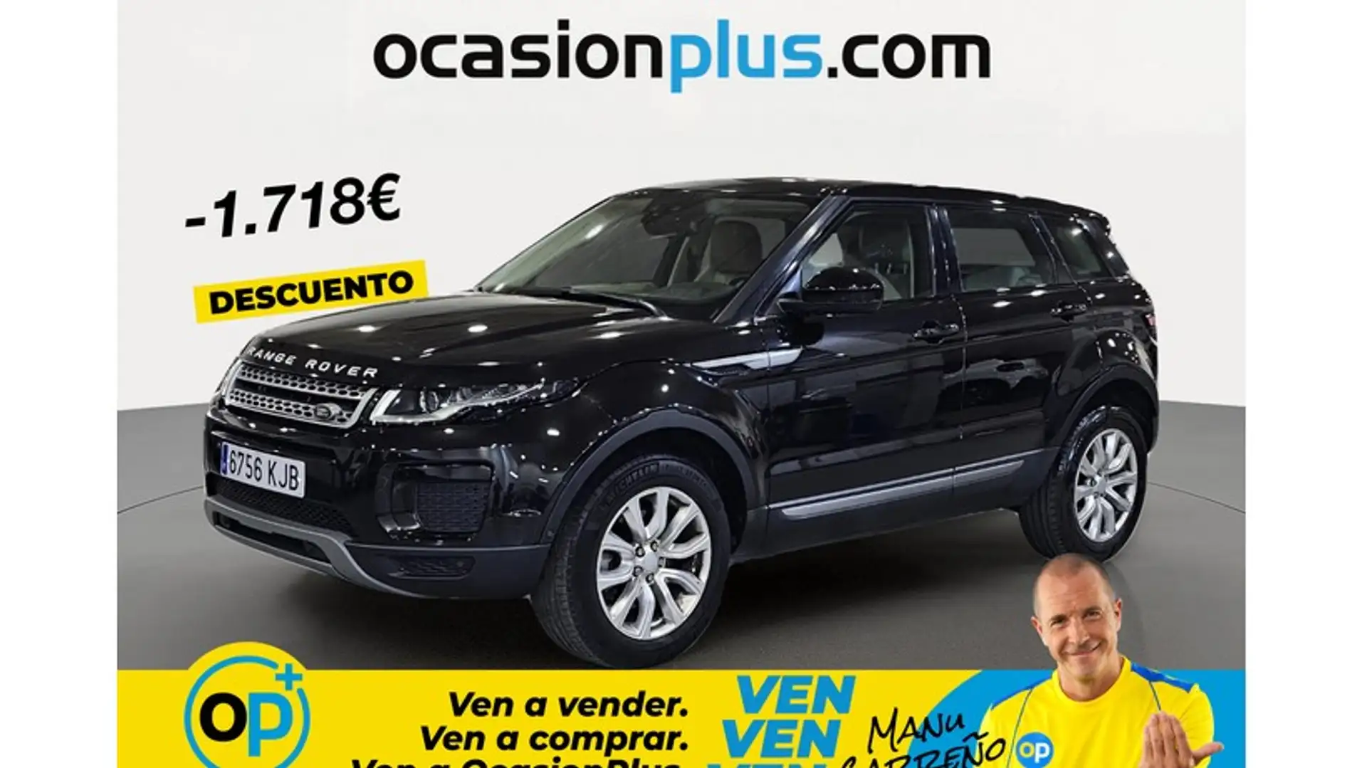 Land Rover Range Rover Evoque 2.0TD4 SE 4WD Aut. 150 Negro - 1