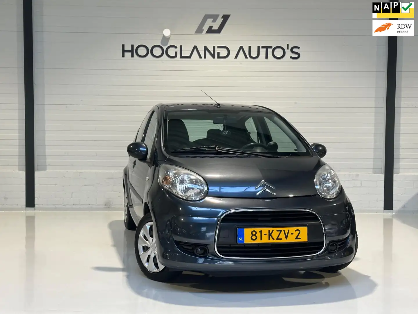 Citroen C1 1.0-12V Ambiance Automaat 2010 NAP TOPSTAAT Grijs - 1