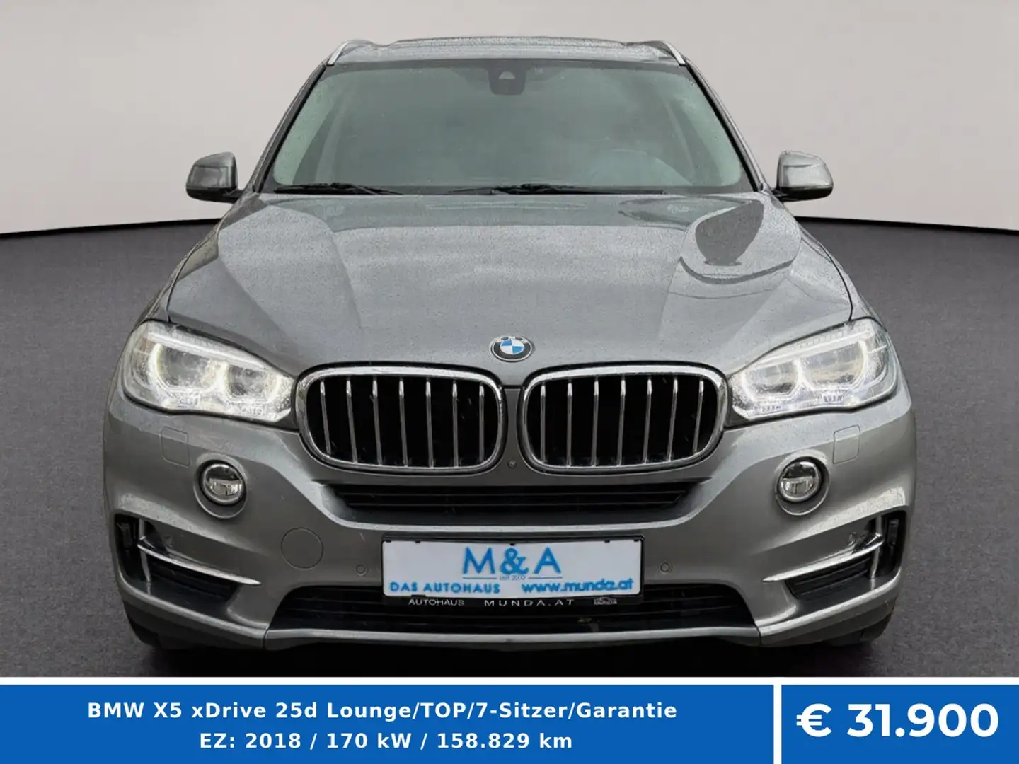 BMW X5 xDrive 25d Lounge/TOP/7-Sitzer/Garantie Grau - 2
