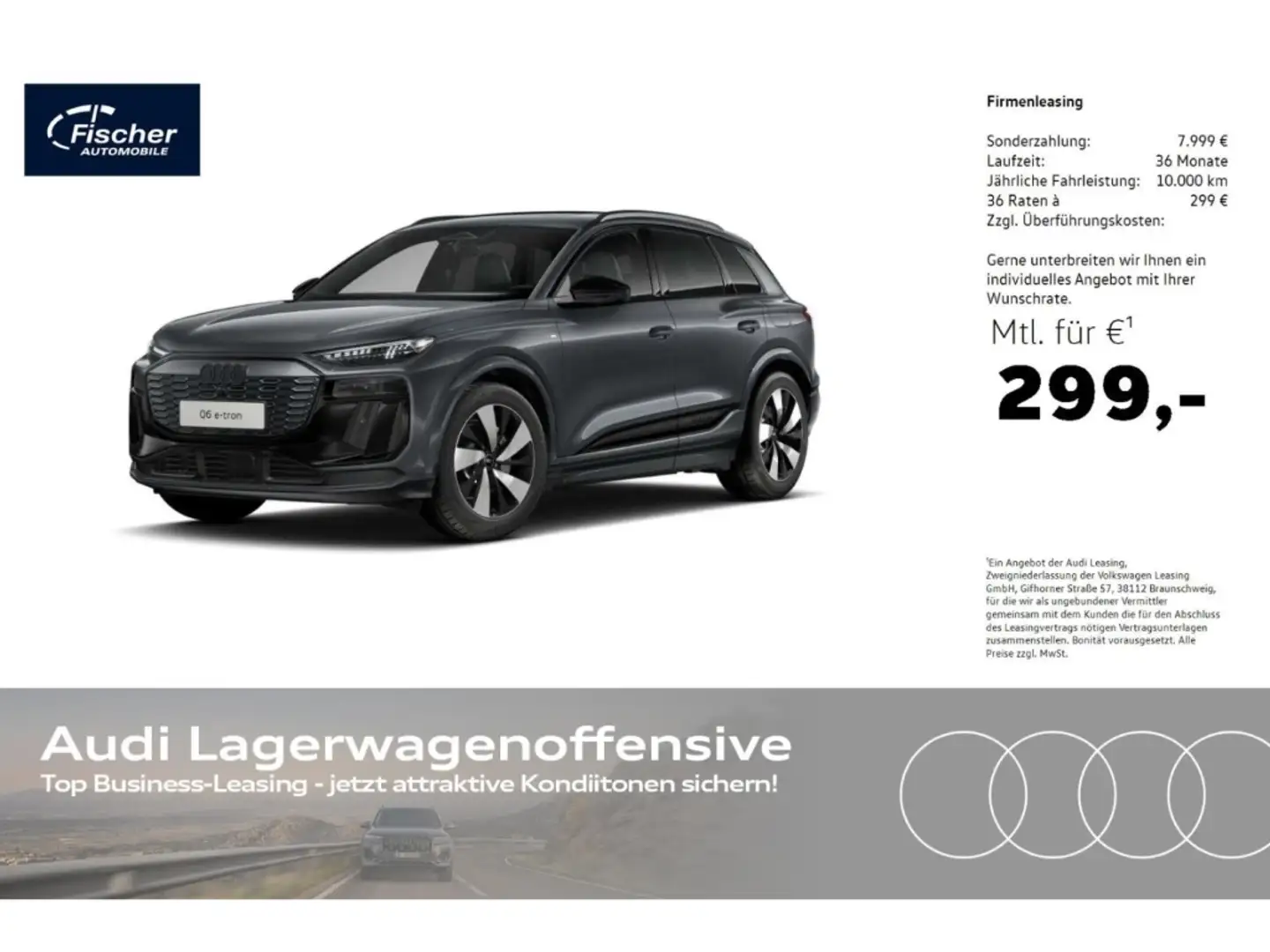 Audi Q6 SUV quattro S line Szary - 1