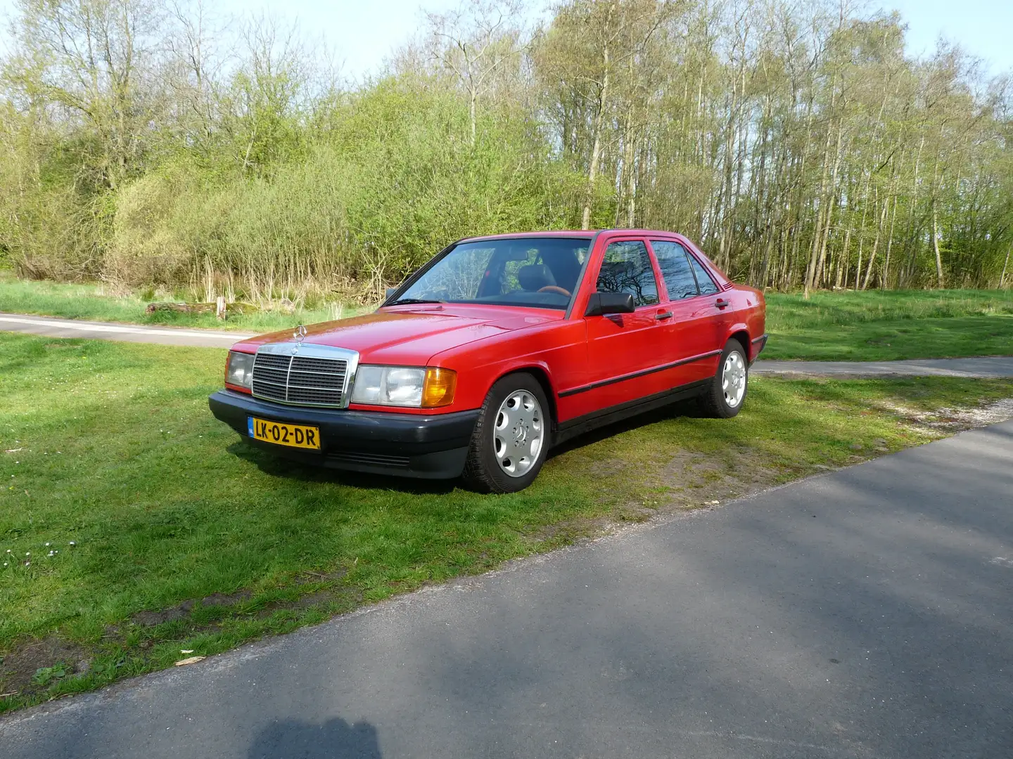Mercedes-Benz 190 190d 3.0d 6cilinder airco automaat schuifdak 1984 Rojo - 2