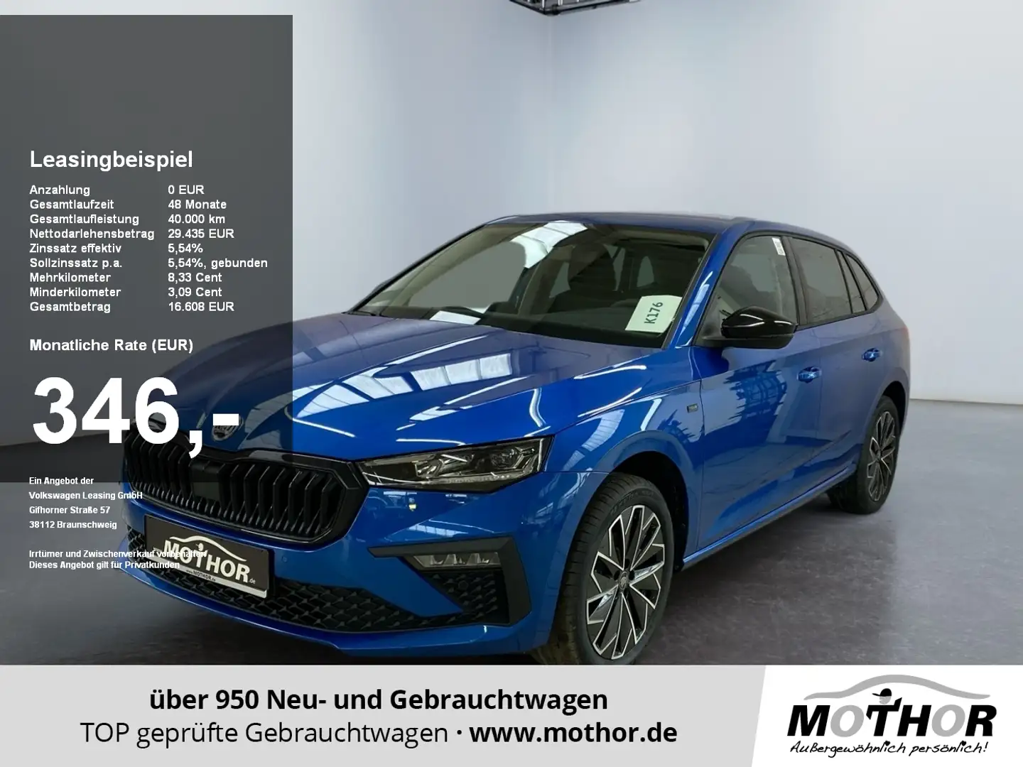 Skoda Scala Tour 1.0 TSI DSG Scheinwerfer Matrix LED Blau - 1