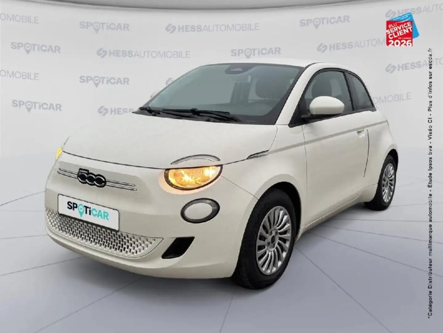 Fiat 500e e 95ch Action Blanc - 1