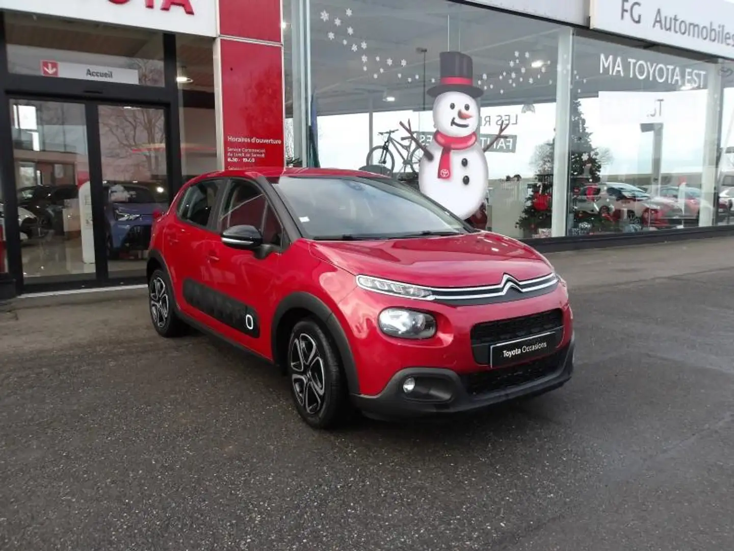 Citroen C3 BlueHDi 75ch Feel S\u0026S Rouge - 1