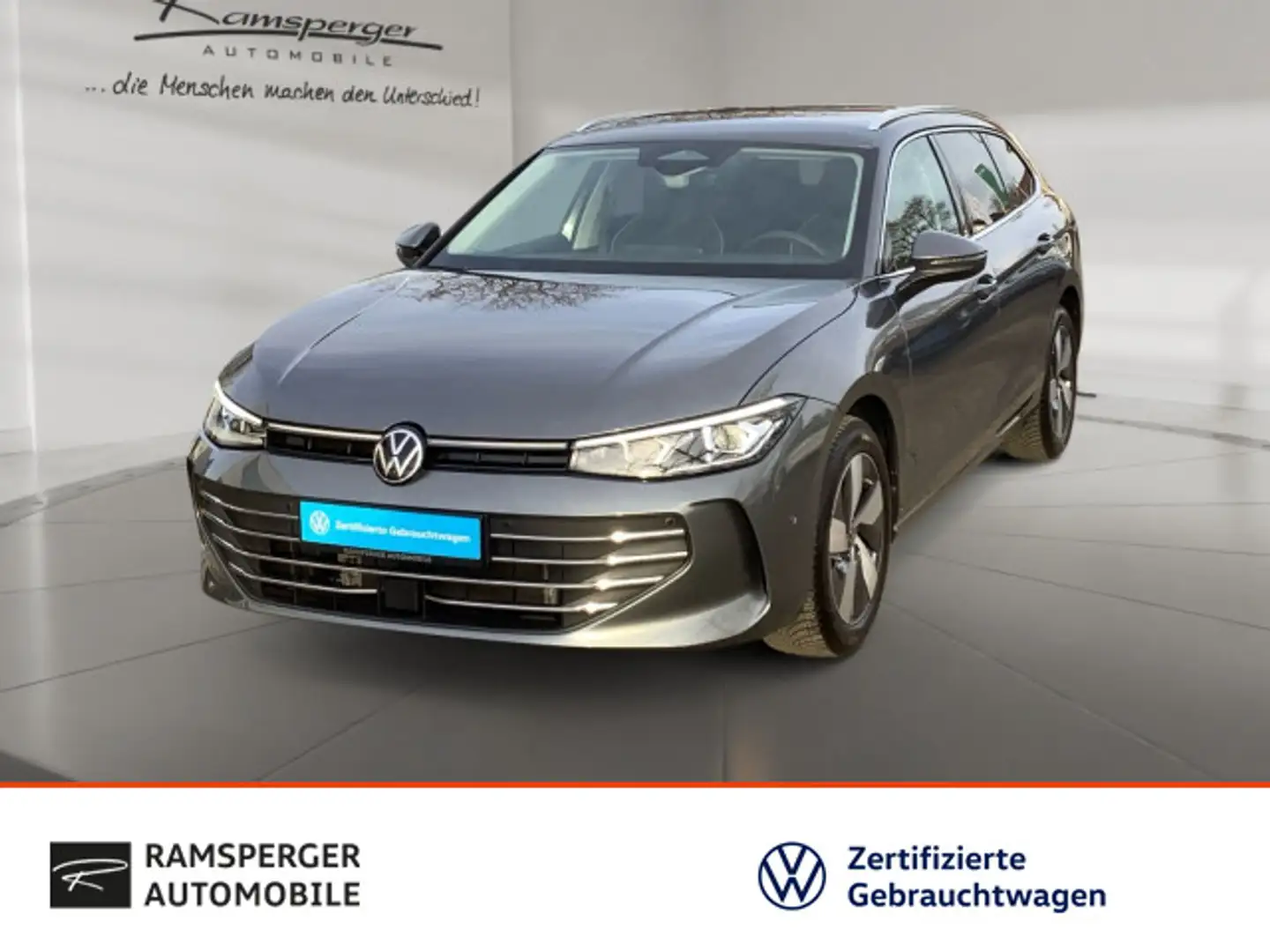 Volkswagen Passat Variant 1.5 TSI DSG Business ACC Matrix N Gris - 1