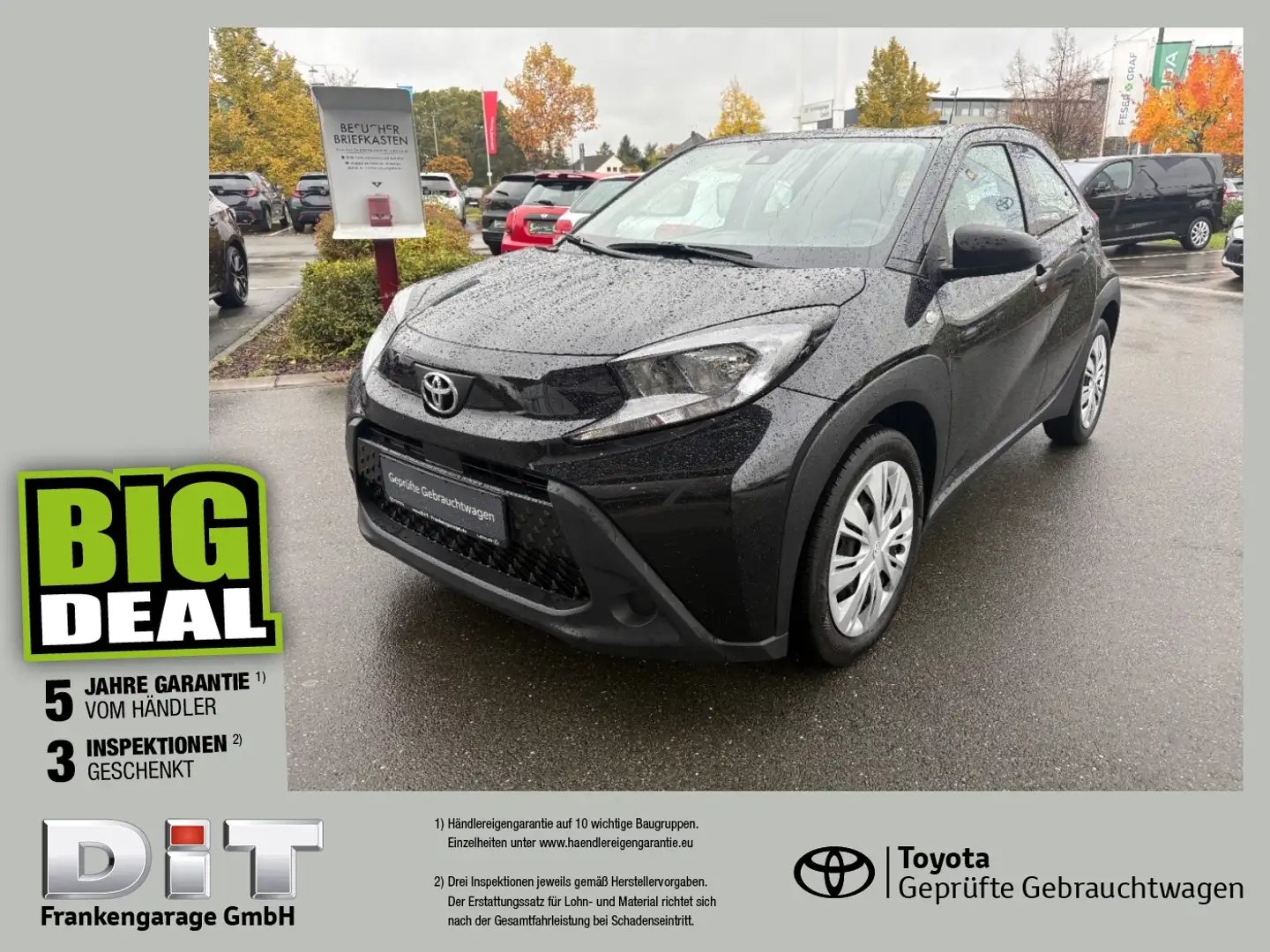 Toyota Aygo X 1.0 VVT-i AppleCarPlay, DAB, Klima, BT Negro - 1