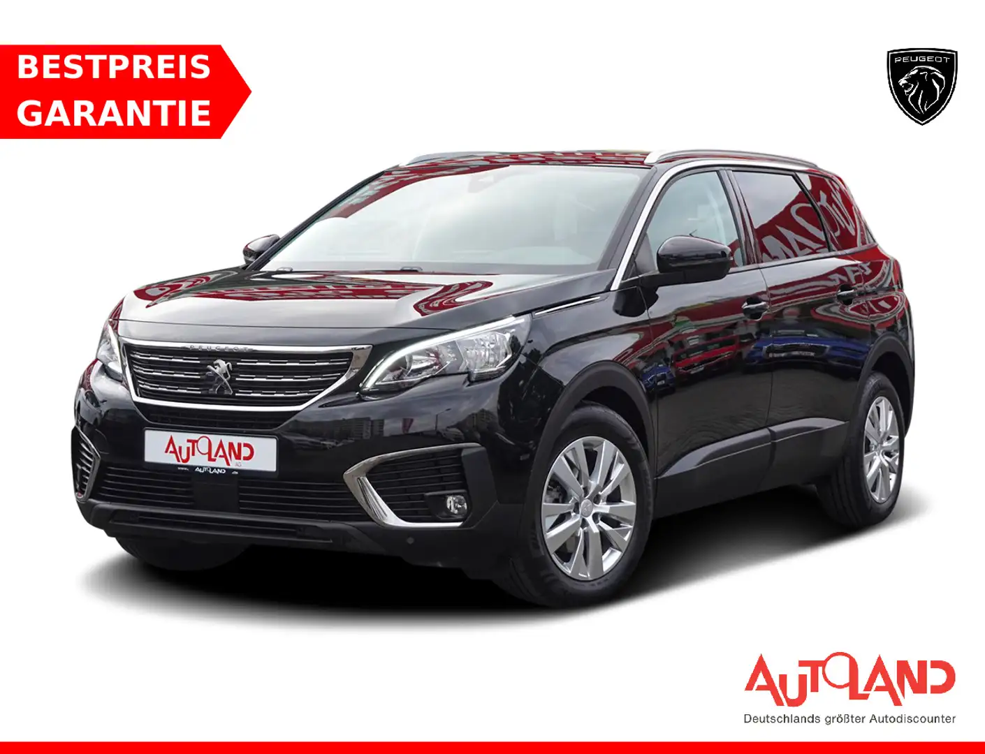 Peugeot 5008 1.2 PureTech 130 Active Navi 7-Sitzer 360° Negro - 1