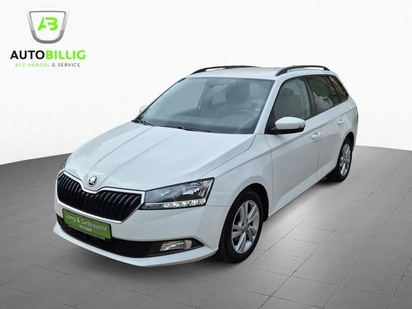 Skoda Fabia Com. TSI 95 SHZG|Klimaaut.|PDC|Tempomat Weiß - 1