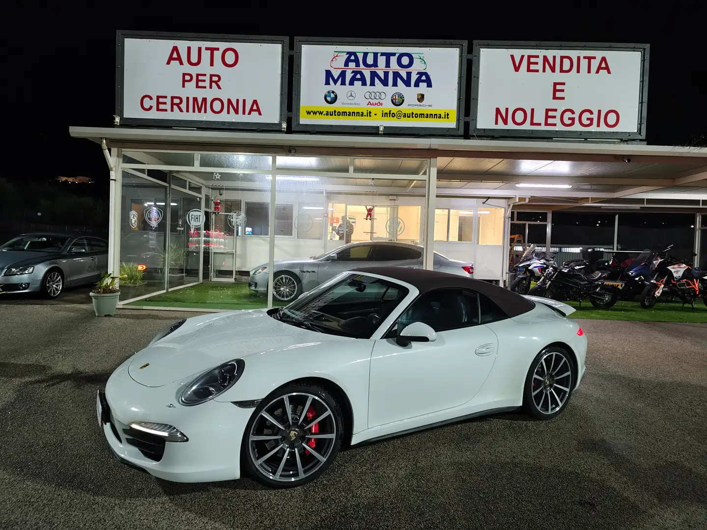 Porsche 911 911 VI Carrera 991 Cabrio Cabrio 3.8 Carrera 4S Blanc - 1