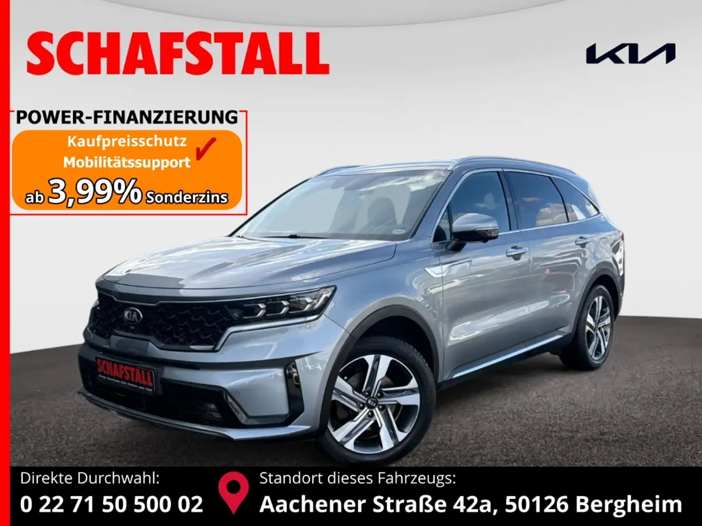 Kia Sorento 1.6 T-GDI PHEV AWD Platinum AHK Head UP E Sitze Me Grijs - 1