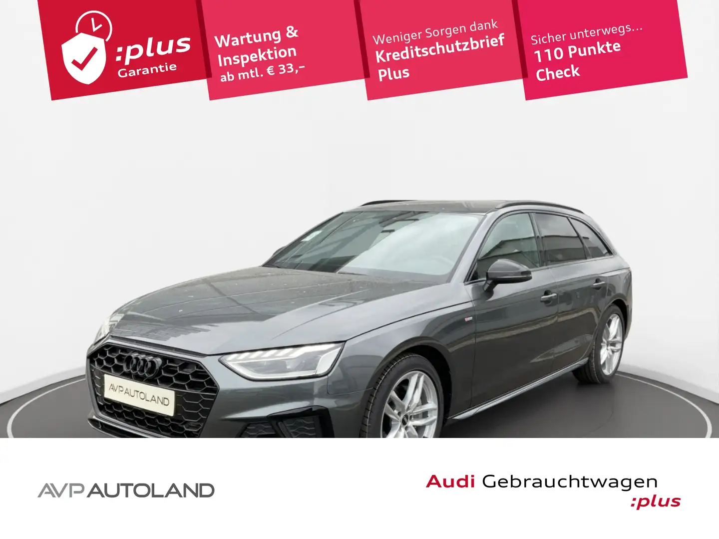 Audi A4 Avant 40 TFSI S tronic S line | AHK | NAVI | Grijs - 1