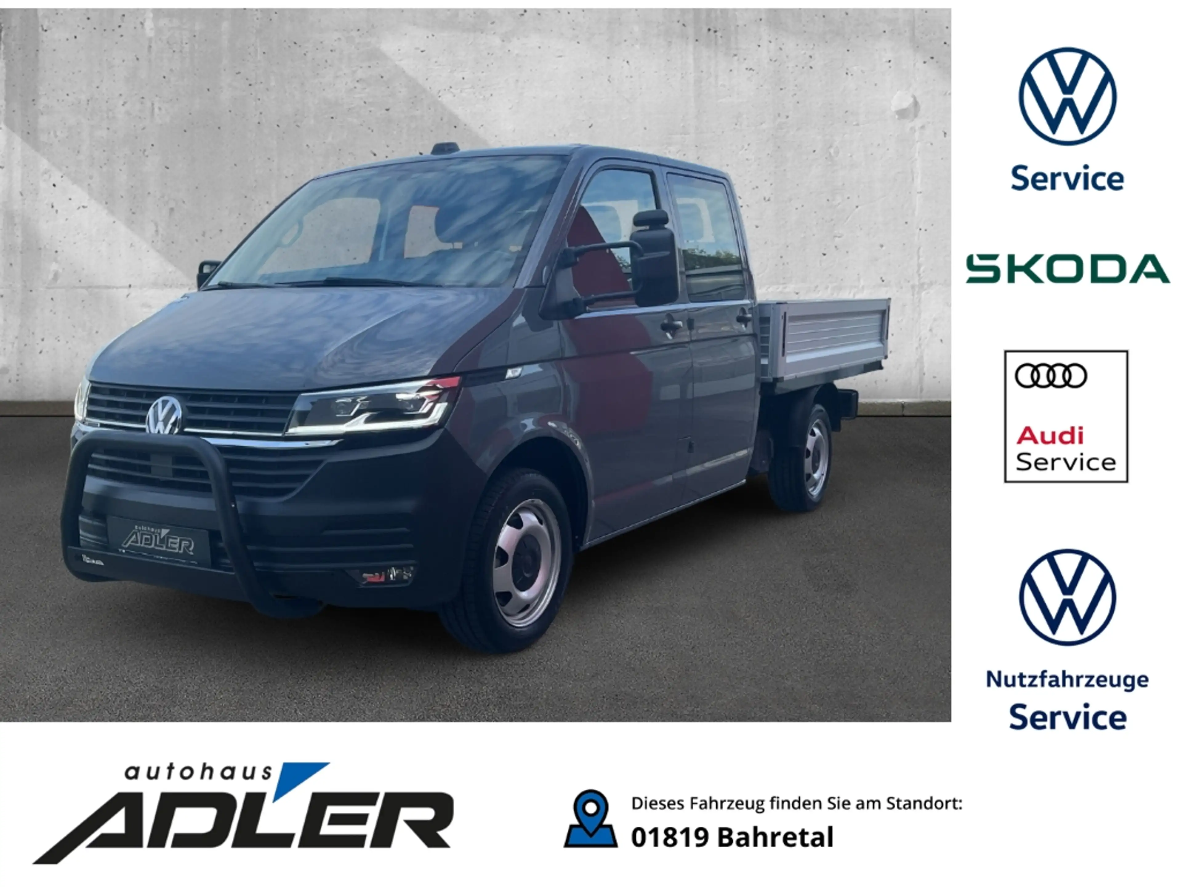 Volkswagen T6.1 Transporter Pritsche 4MOT Doppelkabine DOKA Diffsperre