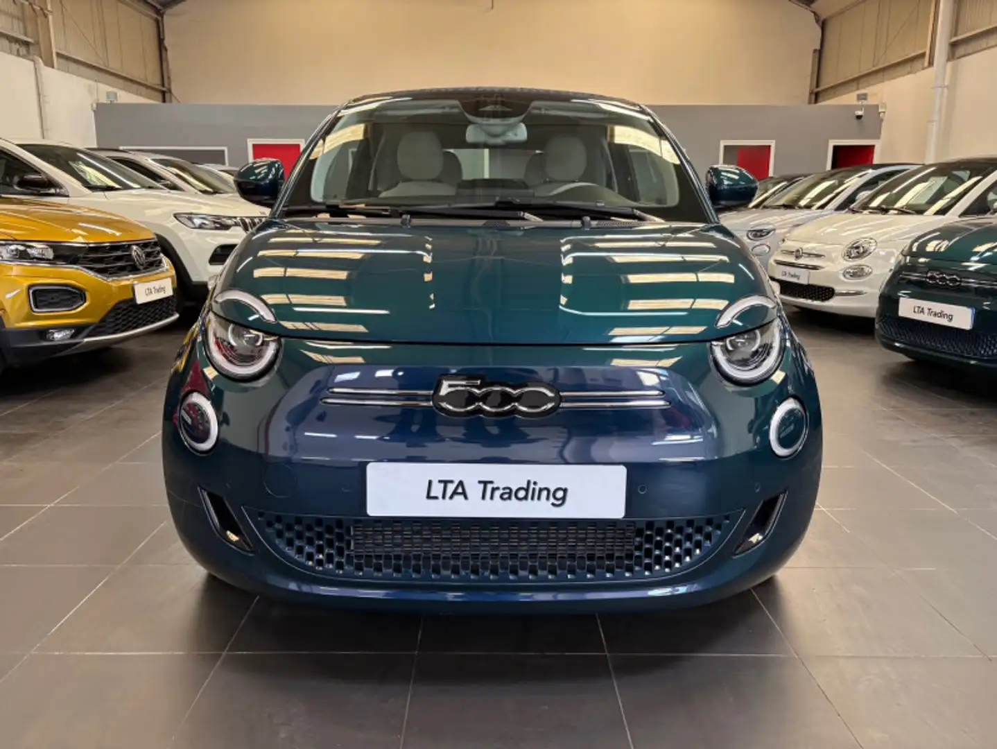 Fiat 500C E 118CH LA PRIMA Zelená - 2