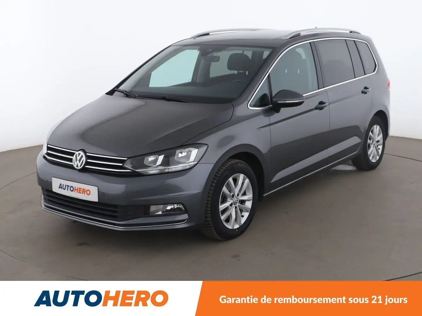 Volkswagen Touran 1.6 TDI BlueMotion Tech Carat DSG7 Gris - 1