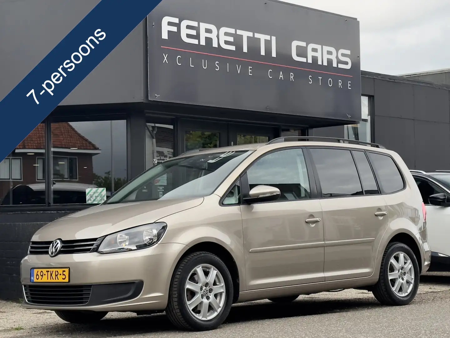 Volkswagen Touran 1.4 TSI AUT7 7 PERSOONS COMFORTLINE NAVI AIRCO LED Beige - 1