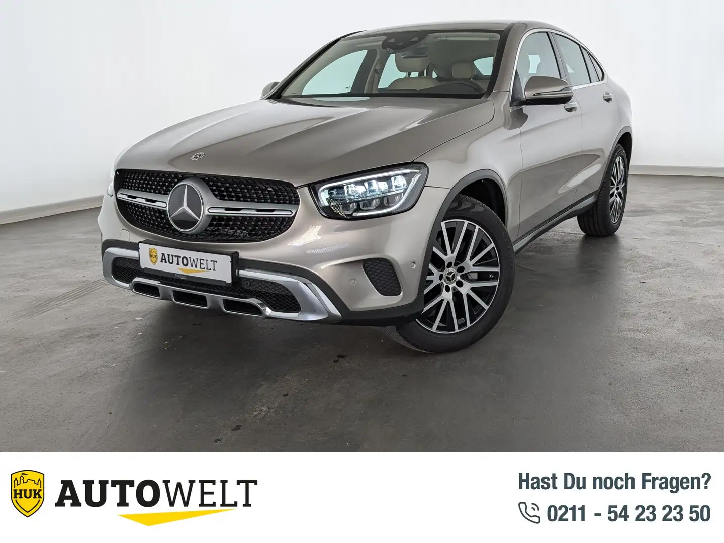 Mercedes-Benz GLC 300 GLC 300d 4Matic Exclusive LED+NAVI+LEDER+ACC+SHZ Silber - 1