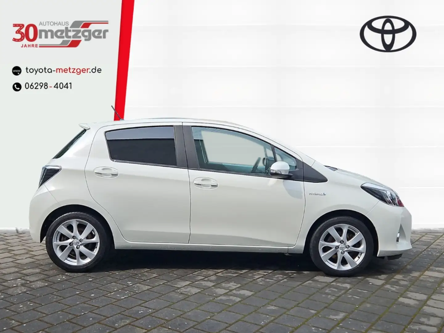 Toyota Yaris 1.5 Hybrid CLUB +Klimaautom +Rückfahrkam +Berganfa Blanc - 2