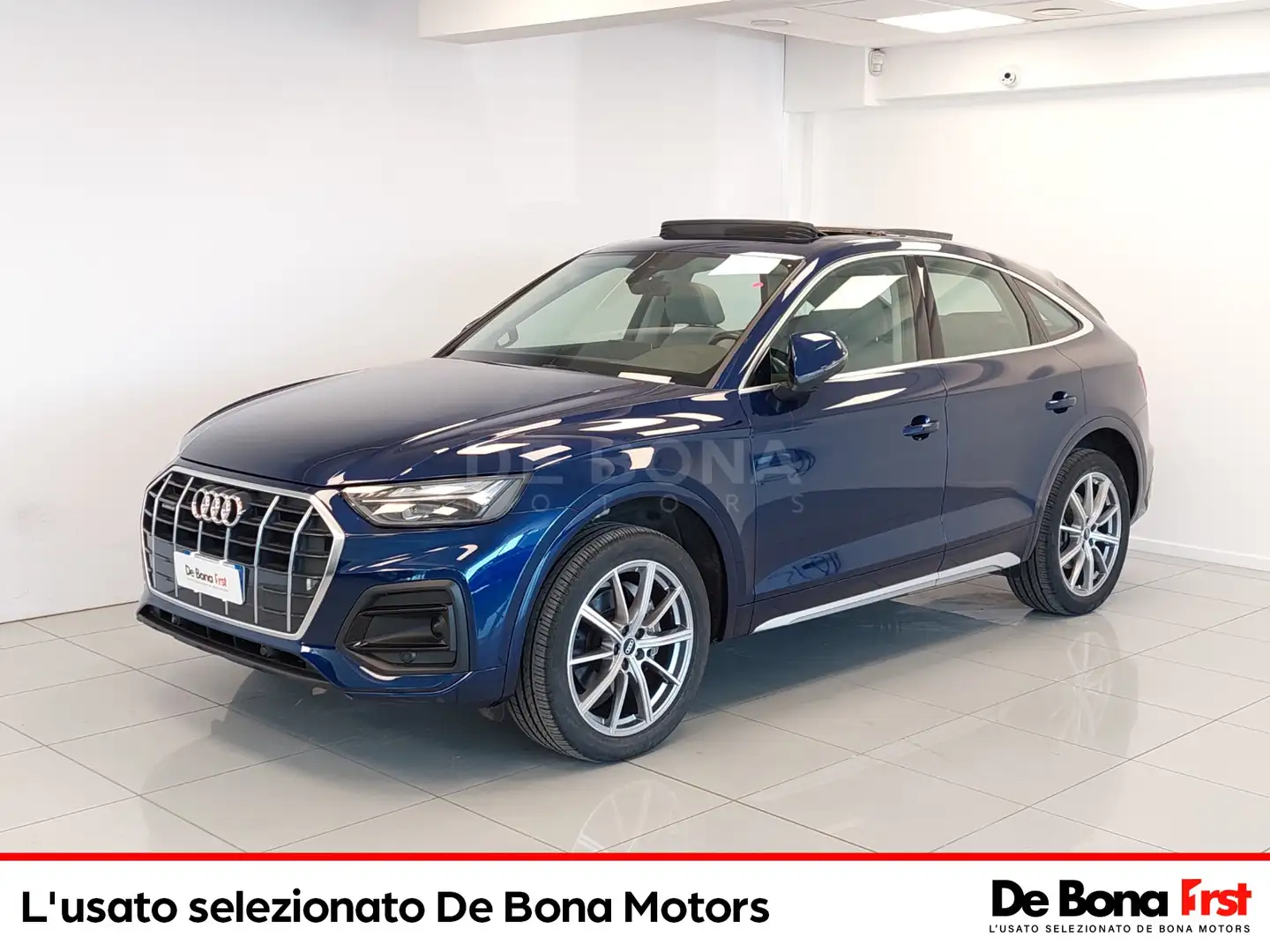 Audi Q5 sportback 45 2.0 tfsi mhev 12v business advanced q Blauw - 1