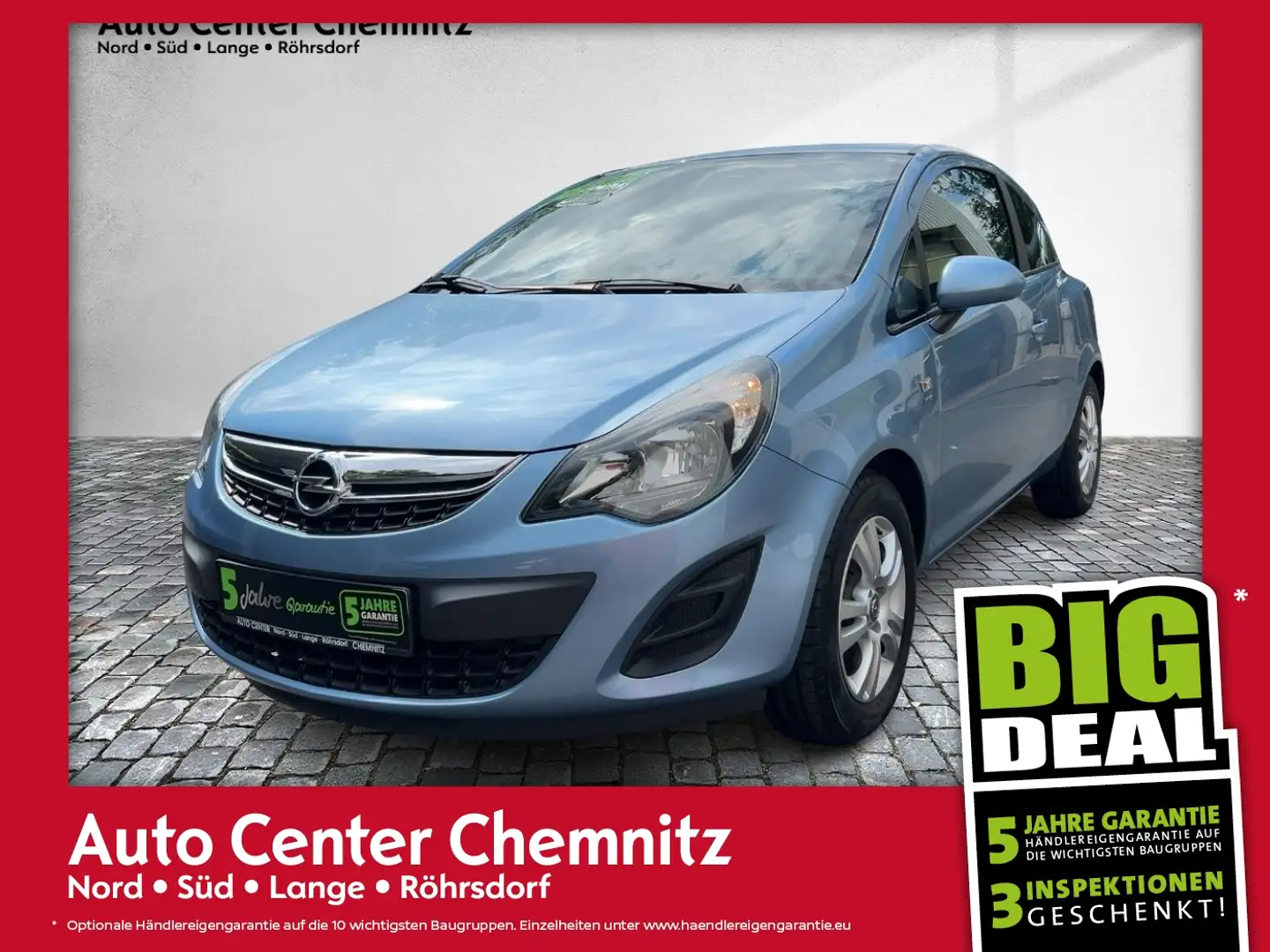 Opel Corsa D 1.4 Energy Klima/TEMP/LM Blauw - 1
