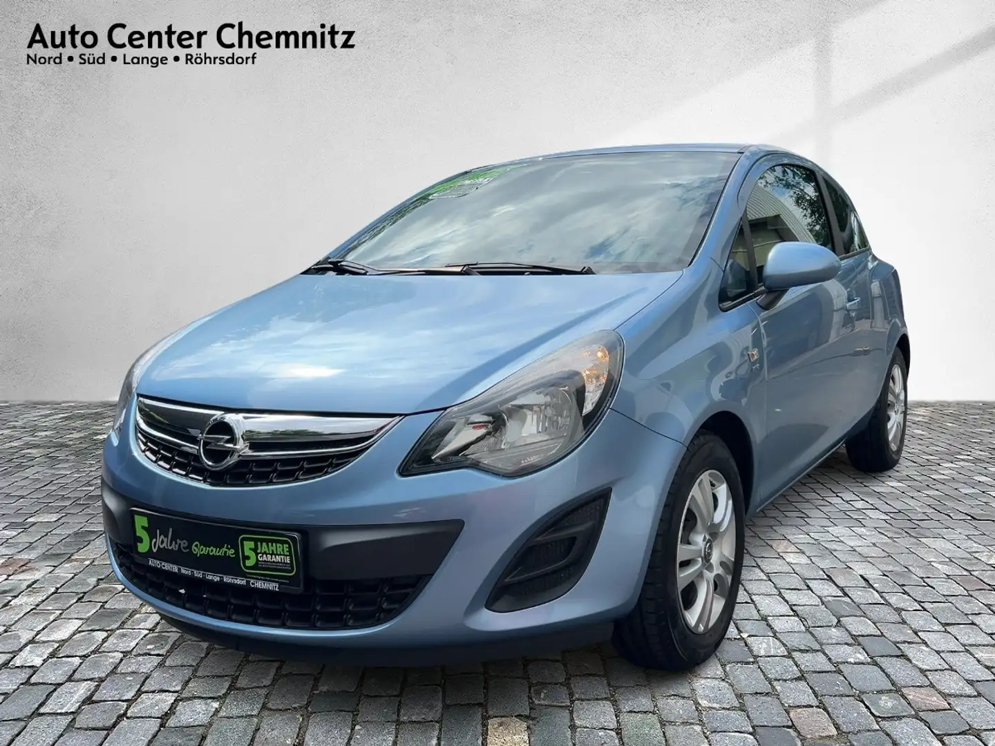 Opel Corsa D 1.4 Energy Klima/TEMP/LM Blauw - 2