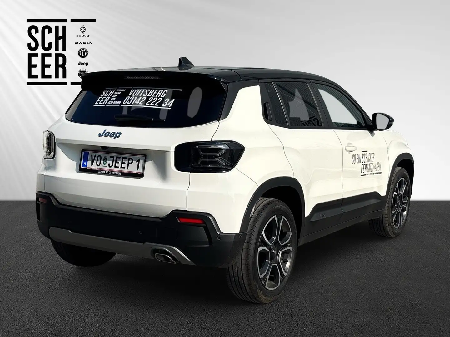 Jeep Avenger Altitude e-Hybrid 1.2 e-DCT6 Weiß - 2