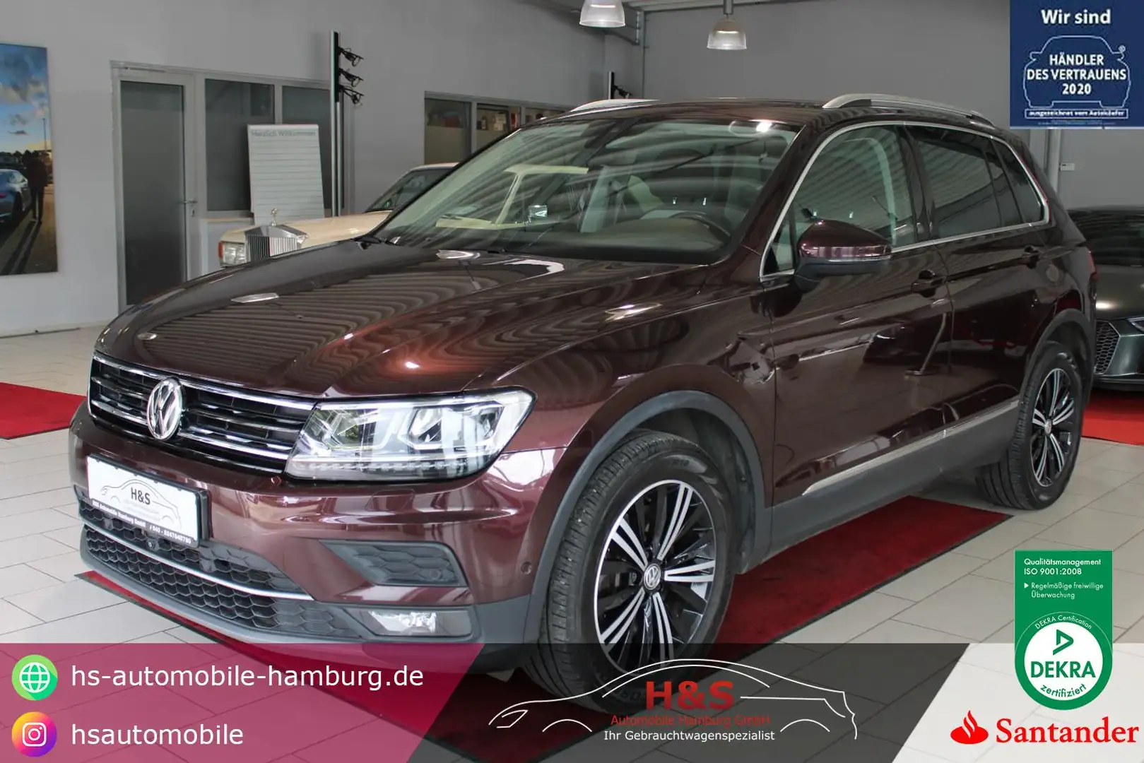 Volkswagen Tiguan 2.0 TSI DSG Highline 4Motion *AHK/LED* Rouge - 1